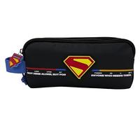 CyP Brands - Superman, Astuccio cilindrico, Astuccio, Forniture scolastiche, Colore nero, Prodotto ufficiale
