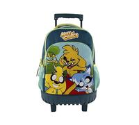 CYP BRANDS, Zaino unisex per bambini, blu, taglia media, stile Mikecrack, casual, prodotto ufficiale