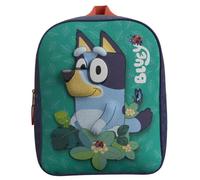 CYPBRANDS Zaino 3D da 33 x 26 cm, zaino scolastico per bambini e ragazze, regalo di compleanno, Natale, re, materiale scolastico, ritorno a scuola, Zaino 3D Bluey, colore verde, 33x26cm