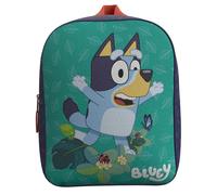 CYPBRANDS Zaino per bambini, 30 x 24 cm, zaino per bambini e ragazze, regalo di compleanno, Natale, re, materiale scolastico, ritorno a scuola, zaino Bluey, colore verde (MC-516-BY), Verde, 30x24cm