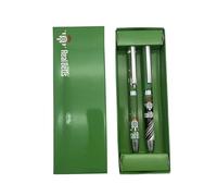 CYPBRANDS Real Betis Balompié- Set Scrittura, Scatola con Due Penne, Confezione Regalo, Scrittura, Pallone, Colore Verde, Prodotto Ufficiale (Marchi CyP)