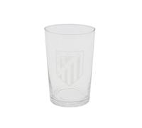 CYPBRANDS - Atlético de Madrid, Bicchiere da acqua, Resistente e Lavabile in lavastoviglie e adatto al microonde, Prodotto ufficiale