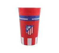CYPBRANDS - Atlético de Madrid, Set di stoviglie, Piatto, Ciotola, Bicchiere, Set da 3 pezzi, Colore rosso, Prodotto ufficiale