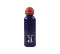 CYPBRANDS - Atletico Madrid, bottiglia d'acqua, alluminio, borraccia da 500 ml, colore: blu, prodotto ufficiale