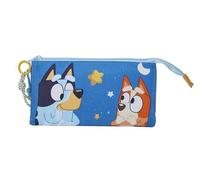 CYPBRANDS-Bluey, Astuccio, Borsa multiuso, Materiale scolastico, Scuola materna, Sogni, Multicolore, Prodotto ufficiale