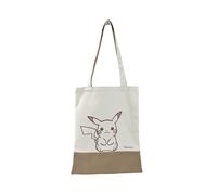 CYPBRANDS Marchi CyP: Pokémon, borsa, borsa di tela, shopper di tela, colore beige, prodotto ufficiale