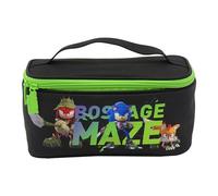 CYPBRANDS Sonic- Borsa da toilette, Borsa da toilette, Carryall, Doppia cerniera, Colore verde, Prodotto ufficiale (marchi CyP)