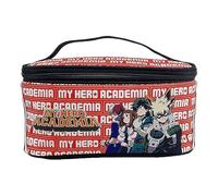 My Hero Academia- Borsa da toilette, Borsa da toilette, Portatodo, Colore Rosso, Prodotto ufficiale (marchi CyP)