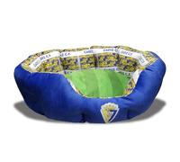 CYPBRANDS CÁDIZ CF - Letto per Animali Domestici, Cani, Gatti, Conigli, Taglia S/M, Varie Misure Disponibili, Forma a Stadio, Cuscino Indipendente, Prodotto Ufficiale (Marchi CyP)