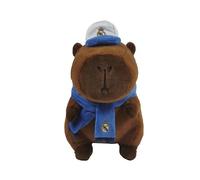 CYPBRANDS - Capibara di peluche del Real Madrid con cappello, bambola morbida e coccolosa, 35 cm, regalo originale per bambini e adulti