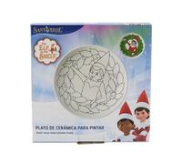 CYPBRANDS CyP Brands-Elfi, piatto in ceramica, piatto da pittura, attività creative, multicolore, prodotto ufficiale