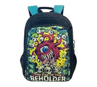 CYPBRANDS D&d Black Light Zaino Scuola Adattabile A Trolley Giocattolo, Multicolore, Estandar Unisex Bambini