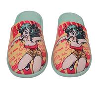 CYPBRANDS Dragon Ball - Pantofole da casa aperte, Design Bulma, Morbide, Taglia 36/37, Giallo e Blu, Prodotto ufficiale (CyP Brands)