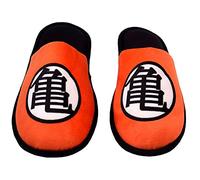 CYPBRANDS Dragon Ball - Pantofole da casa aperte, design Goku, morbide, taglia 40/41, giallo e nero, prodotto ufficiale (CyP Brands)
