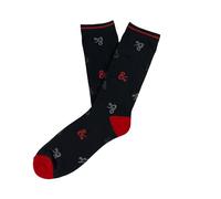 CYPBRANDS Dungeons and Dragons - Calzini, Mezzotondo, Calze, D&D, Nero, Dungeons and Dragons, Unisex, Prodotto ufficiale (marchi CyP)