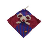 CYPBRANDS - FC Barcelona - Doudou per bambini, coperta morbida, peluche per bambini, topo, Barcellona, prodotto ufficiale