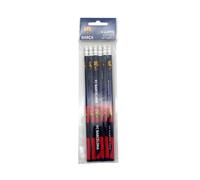 CYPBRANDS FC Barcelona Set di 6 matite con gomma