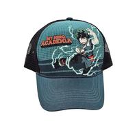 Marchi CyP - My Hero Academia - Cappellino, Visiera, Baseball, Cappelli, Colore Verde, Prodotto Ufficiale