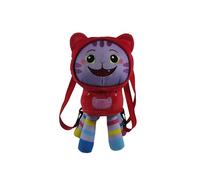 CYPBRANDS Gabby - Zaino per bambini, motivo DJ con cappuccio in peluche, con nastri regolabili e rimovibili, multicolore, prodotto ufficiale, multicolore, Estandar, Casual