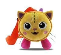 CYPBRANDS Gabby - Zaino per bambini, motivo sognato di peluche, con nastri regolabili e rimovibili, colore giallo, prodotto ufficiale, giallo, Estandar, Casual