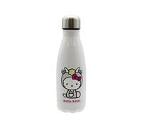 CyP Brands Hello Kitty, Sanrio, bottiglia, bottiglia d'acqua, tanica, borraccia oroscopo, capricorno, 550 ml, colore bianco, prodotto ufficiale