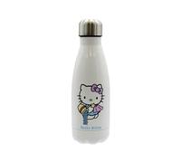 CYPBRANDS Hello Kitty, Sanrio, bottiglia, bottiglia d'acqua, tanica, bottiglia d'acqua, oroscopo, acquario, 550 ml, colore bianco, prodotto ufficiale