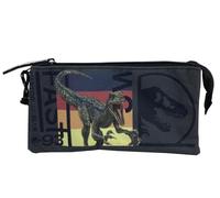 CYPBRANDS Jurassic World Roar Astuccio Triplo, portapenne Unisex-Bambini e Ragazzi, Multicolore, Talla única
