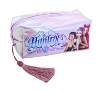 CYPBRANDS - K-Pop Demon Hunters, Huntrix, Astuccio, Pochette con nappa, Beauty Case, Materiale scolastico, Viola, Prodotto ufficiale