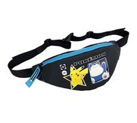 CYPBRANDS Marchi CyP- Pokémon- Marsupio, Geo, Borsa a tracolla, Colore nero, Unisex, Prodotto ufficiale