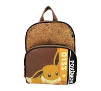 Marchi CyP- Pokémon- Zaino per bambini, Zaino per la scuola, Misure 30 cm, Materiale scolastico, Zaino, Eeve, Colore Marrone, Prodotto Ufficiale