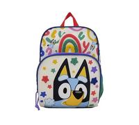 Marchi CyP: Bluey, zaino, scuola materna, materiale scolastico, borsa, arcobaleno, multicolore, prodotto ufficiale