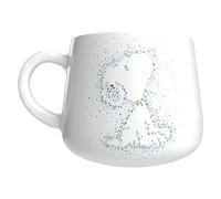 CYPBRANDS Snoopy - Tazza da colazione in ceramica, include figura di Woodstock in 3D, capacità 355 ml, collezione Constellation, produzione ufficiale