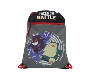 CYPBRANDS Mochila Saco, Zaino Sacco Unisex-Bambini e Ragazzi, Grigio, M