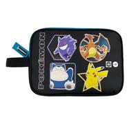 CYPBRANDS Marchi CyP - Pokémon - Borsa da toilette, borsa da viaggio, borsa da toilette, unisex, colore nero, scarpiera, Geo, prodotto ufficiale