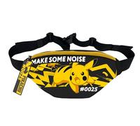 CYPBRANDS - Pokémon - Marsupio Pikachu. Nero, Unisex, Prodotto Ufficiale