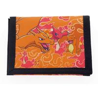 CYPBRANDS Pokémon Portafoglio per bambini - Charizard & Charmander Evolution - Licenza ufficiale Pokémon