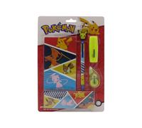 CYPBRANDS Pokémon, Schreibwarenset, Schreiben, Lesezeichen, Textmarker, Korrekto