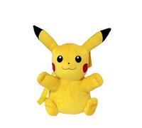 CYPBRANDS Pokémon - Zaino di peluche, Pikachu, Misura 35 cm, Zaino, Giallo, Peluche, Giocattolo, Prodotto ufficiale e originale (CyP Brands)