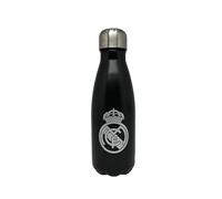 CYP Brands Real Madrid - Borraccia in acciaio, borraccia, borraccia, chiusura ermetica, 550 ml, colore nero, prodotto ufficiale