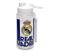 Real Madrid - Borraccia per acqua, fusto, capacità 500 ml, beccuccio di sicurezza, multicolore traslucido, prodotto ufficiale (marchi CyP)