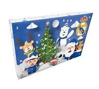 CYPBRANDS Real Madrid - Calendario dell'Avvento, calendari, regali, Natale, colore blu, prodotto ufficiale