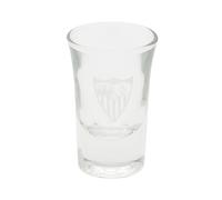 CYPBRANDS - Siviglia FC, bicchiere da ciuccio singolo, bicchiere da liquore, trasparente, prodotto ufficiale