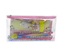 CYPBRANDS Snoopy-Set di Accessori per cancelleria, Unisex-Bambini e Ragazzi, Mutlicolor, Talla única