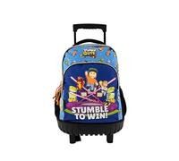 CYPBRANDS -Stumble Guys, Zaino scolastico, Zaino, Adattabile al carrello, Materiale scolastico, Backpack, Prodotto Ufficiale