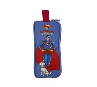 CYPBRANDS - Superman, Astuccio cilindrico, Astuccio, Materiale scolastico, Geo, Colore nero, Prodotto ufficiale