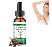 Cyperus Rotundus Oil - 100% olio di cipro olio naturale di noci, pelle liscia e depilazione, idratante e lenitivo, ideale per tutti i tipi di pelle (1 PZ)