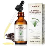 Cyperus Rotundus Oil, Cyperus Rotundus Olio per la depilazione 60 ml, ripara con peptidi, riduce la crescita dei capelli e i pori raffinati, bloccante naturale del DHT per la pelle liscia, sicuro per
