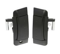 CYPMDW Maniglie Esterne Porte Maniglie Esterne Anteriori Sinistro/Destro Argento/Nero Compatibili con per N&issan 350Z 2003-2009, Codici 80607-CD40B 80606-CD00B 80606-CD01E (Black A Pair)