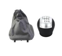 CYPMDW Per Ford Per Transit Van MK7 2006-2014 Pomello Della Leva Cambio | Marce Pomelli Leva Copri cuffia cambio levetta del cambio(2Pcs 6-Speed Silver)