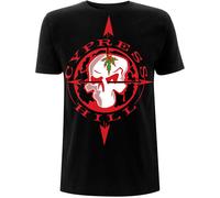 Cypress Hill Skull Compass autorizzato Uomo maglietta
